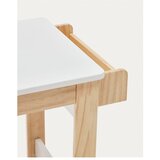 Kave Home Otroška pisalna miza z belo mizno ploščo 40x77 cm Serwa – | Shoptok.si