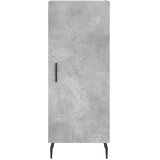  Visoka komoda siva betona 34,5x34x180 cm od konstruiranog drva | shoptok.hr