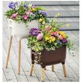 Plastia Plastičen samozalivalni cvetlični lonec Urbalive – | Shoptok.si