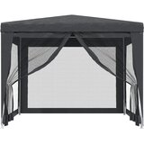  za zabave s 4 mrežasta bočna zida antracit 3 x 3 m HDPE | Eponuda.com