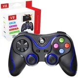 Bežični kontroler (V8) - Bluetooth V4.0, 2.4G - 400mAh - Plava