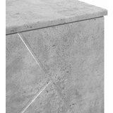 vidaXL Kopalniška omarica s predalom Betonsko siva 76.5 x 35 x 64 cm | Shoptok.si
