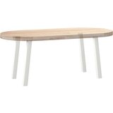  Noge za klubsko mizico 4 kosi bele 42 cm jeklo | Shoptok.si