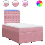 Maison Chic Box spring postelja - Vzmetna postelja z vzmetnico roza 120x190 cm žamet SL10762, (21885578) | Shoptok.si