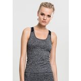 UC Ladies Women's Active Melange Workouts Top Charcoal/White/Black Cene
