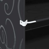 vidaXL Organizator za shranjevanje kock s 16 kockami in vrati Black PP | Shoptok.si