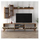 Hanah home TV polica klase S, smeđe-krem | Eponuda.ba