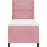  Krevet s opruga kutije Ružičasta 80 x 200 cm Baršun | shoptok.hr