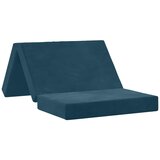 vidaXL Zložljiv kavč postelja 80 x 67 x 45 cm Modra, (5000295283) | Shoptok.si