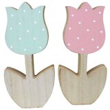 Viter ukras drvena lala sa tufnicama 8x18 cm ( 064824 )