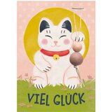 Blossombs Voščilnica s semenskima kroglicama "Srečna mačka" - 1 k. | Shoptok.si