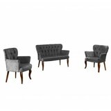 Atelier Del Sofa sofa i dve fotelje paris walnut wooden grey cene