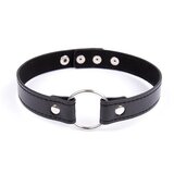 Fetish Addict Collar with Hoop Adjustable 38cm Black Cijene