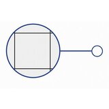 Maul Rastrska tabla standard, bela, raster 20 x 20 mm, ŠxV 1200 x 900 mm | Shoptok.si