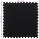  Gumena podna pločica crna 12 mm 100 x 100 cm | Eponuda.com