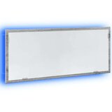 vidaXL LED kupaonsko ogledalo sivo Sonoma 100x8,5x37 cm izrađeno drvo | shoptok.hr