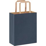  Papirnate vrećice 250 kom s ručkama plave 18x8x22 cm | shoptok.hr