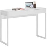 Hom`in pisalna miza kovina, leseni material bela | Shoptok.si