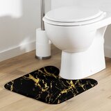 Douceur d intérieur Crna/u zlatnoj boji kupaonska prostirka 45x45 cm Aquamarbre – | shoptok.hr