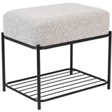 White Label Svetlo siv tabure Milou – | Shoptok.si