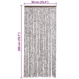  Zastor protiv insekata smeđi-bež 90 x 200 cm šenil | Eponuda.ba