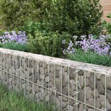  Gabionska povišena gredica od pocinčanog čelika 400x100x20 cm | shoptok.hr