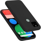 Cadorabo Ohišje je združljivo z Google PIXEL 5 in tekoča črna barva - Zaščitni ovitek iz prožnega silikona TPU, (20860632) | Shoptok.si