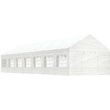  Sjenica s krovom bijela 15 61 x 4 08 x 3 22 m polietilen | shoptok.hr