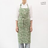 Linen Tales Lanen predpasnik Evergreen Damask – Cene