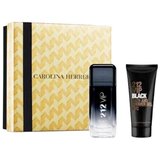 Carolina Herrera 212 vip black set edp 100ml + shower gel 100ml Cene