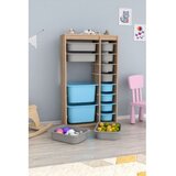 Hanah home višenamenska polica montana xs 2D4N8U sonomo grey blue | ePonuda.com