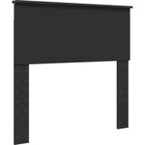  Krevetna konstrukcija Crna 90 x 190 cm Inženjersko Drvo | Eponuda.com