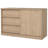 Tvilum Komoda u dekoru hrasta s kliznim vratima u prirodnoj boji 119x76x50 cm Naia – | shoptok.hr