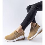 Gemre Dark beige wedge sneakers Vitale | Shoptok.si