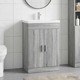  Kabinetski ormarić ispod umivaonika Siva Sonoma | shoptok.hr
