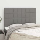  Uzglavlja 4 kom tamnosivi 72 x 5 x 78/88 cm od tkanine Cijene