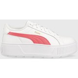 Puma Otroške superge Karmen L Jr bela barva | Shoptok.si