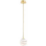  Argon 8450 - Luster na sajli ALMIROS 1xE14/7W/230V Ø 12 cm alabaster zlatan | Eponuda.com