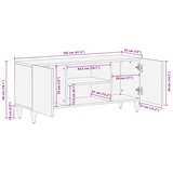 vidaXL Ormari za skladištenje s pohranom Šareni 105 x 33 5 x 46 cm | shoptok.hr