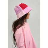Reima Otroški bombažni klobuk Siimaa roza barva