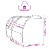 vidaXL Vodootporni šator 260 x 200 x 260 cm | shoptok.hr