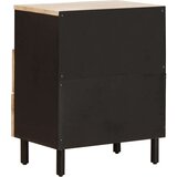  Nočna omarica s predalom Bela 50 x 33 x 60 cm Masiven les manga, (5000107163) | Shoptok.si