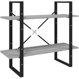 Ormarić za knjige s 5 razina boja hrasta 80x30x175 cm drveni | shoptok.hr