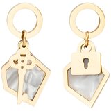  Naušnice KE-21235 - Zlatna / Siva KP21235 | shoptok.hr
