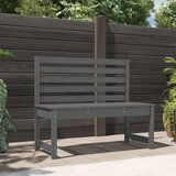 The Living Store Vrtna klop siva 109 cm trdna borovina - Vrtna Klop, (21469484) | Shoptok.si