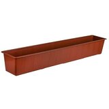 Plastična žardinjera (Vanjska dimenzija (D x Š x V): 100 x 17 x 14 cm, Terakota) | shoptok.hr