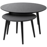 Unique Furniture Crni okrugli stolići za kavu u setu 2 kom ø 88 cm Adda – | shoptok.hr