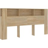  Uzglavlje s ormarićem boja hrasta sonome 200 x 18,5 x 104,5 cm | shoptok.hr
