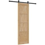  Klizna vrata ORKDAL 61 x 198,5 cm Masivna borovina Prirodna | shoptok.hr
