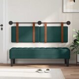  Držeće uzglavlje Zidne Tamnozelena 130 x 55 x 5 cm Antikni PU | shoptok.hr